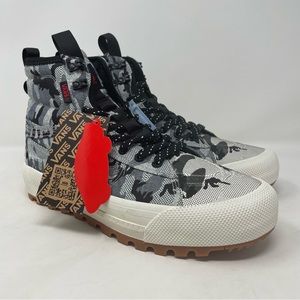 New Vans SK8-HI Gore-tex Mte-3 'Gray Black White' VN0A5I11COI Mens Sz 9